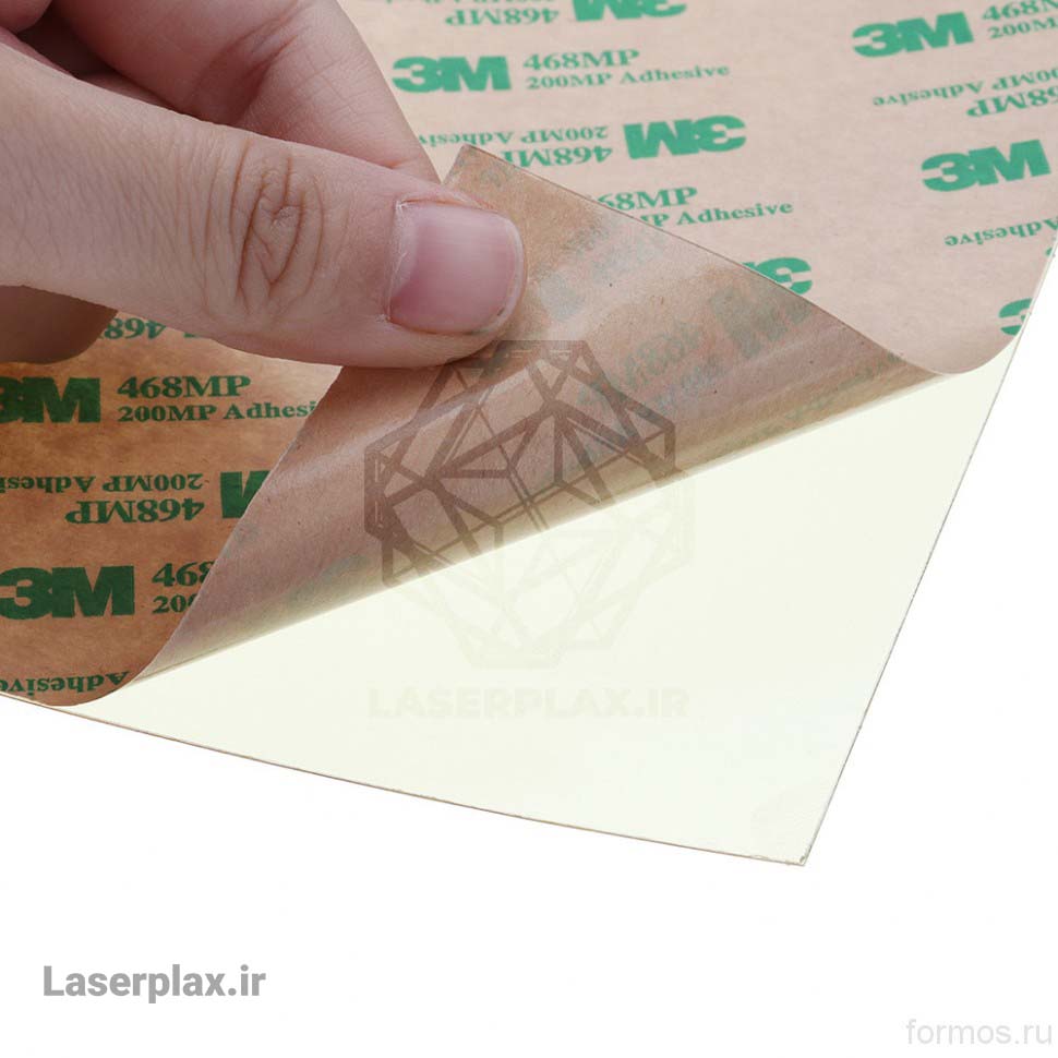 کندن برچسب کاغذ محافظ پلکسی گلاس