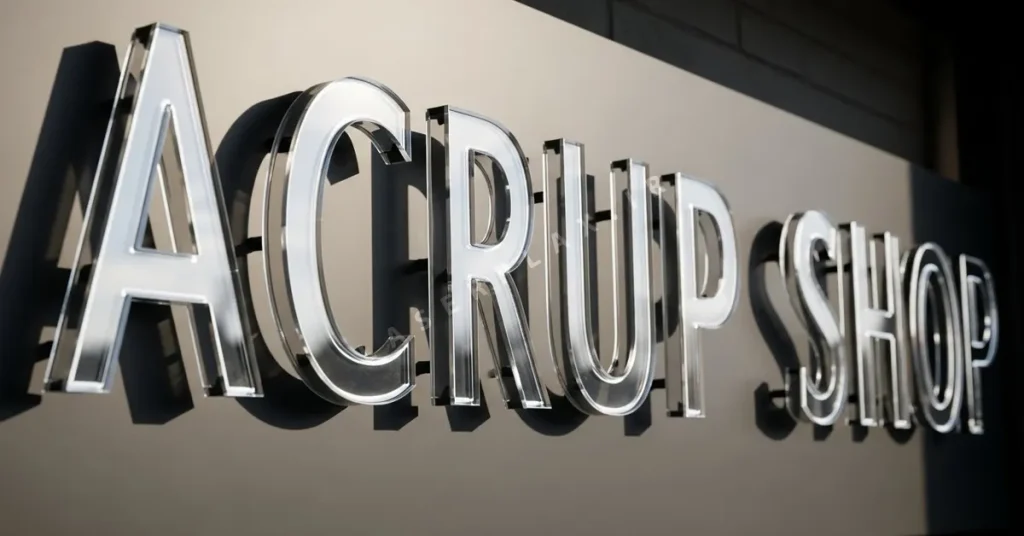 تابلو پلکسی مغازه